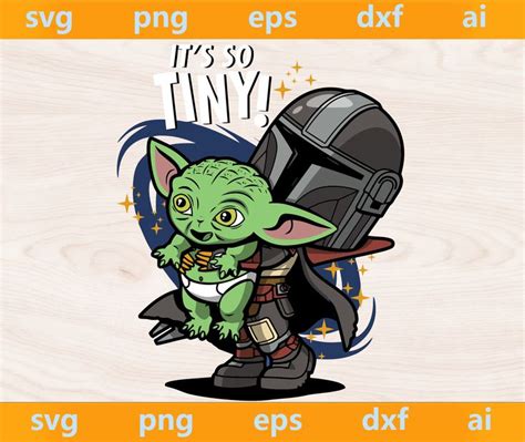 Svg Files Clip Art Cartoon Clip Art Baby Yoda 51 Svg File For Diy