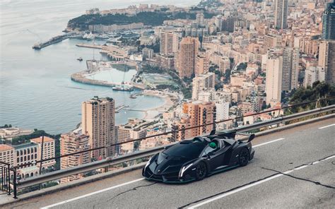 Menacing Matte Black Lamborghini Veneno Roadster Heading To Auction