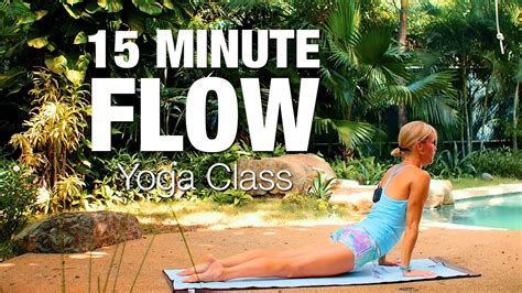 15 Minute Flow Yoga Class Five Parks Yoga Youtube