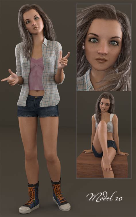 Alt Tween Julie Teen Josie 3D Figure Assets AliveSheCried