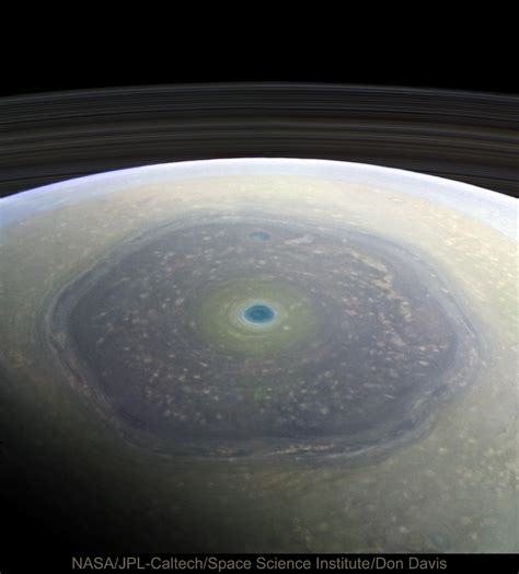 The North Polar Region Of Saturn The Planetary Society