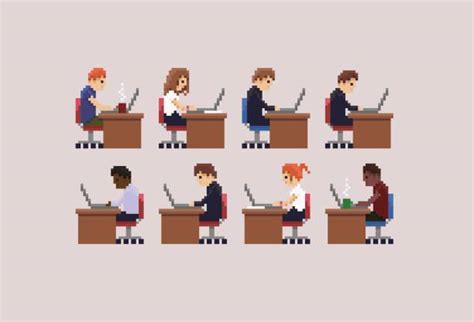 330 Pixel Art Office Stock Photos Pictures And Royalty Free Images Istock