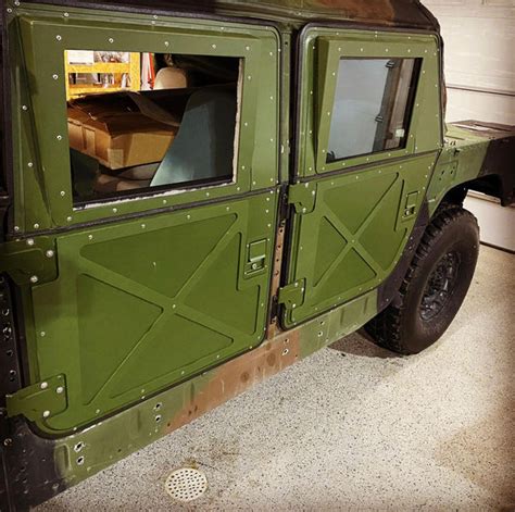 Front 2 Only Military Humvee Split X Doors Convertible From Full Doors