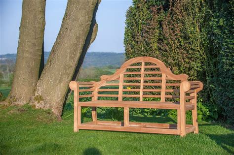 Lutyens Teak Garden Bench Three Seat Ebay