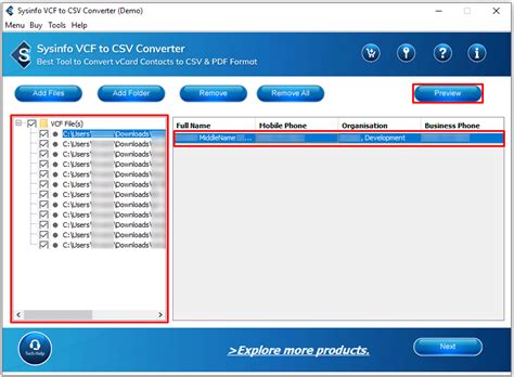 Vcard Vcf File To Csv Converter Tool For Contacts Migration