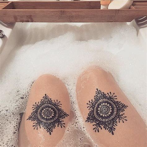 Beautiful Henna Creative Tattoos Matching Tattoos Thigh Tattoo