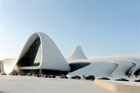 Heydar Aliyev Cultural Center 03 Zaha Hadid Architects Futuristic
