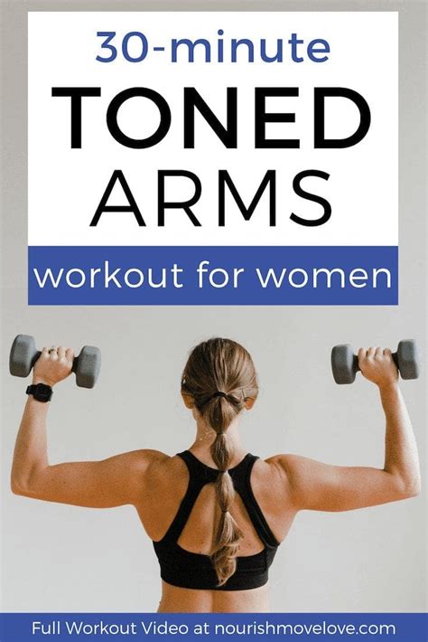 Minute Toned Arms Workout Best Upper Body Exercises For Women