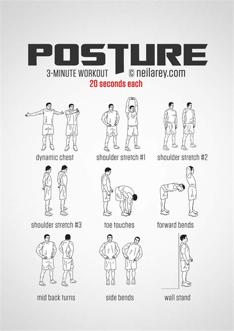 Posture Workout Helps Release Muscle Tension Posture Correction