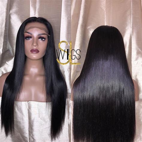 Straight Weave Hair 3 Bundle Deals With 6*6 Lace Closure | Straight hairstyles, Straight wavy 