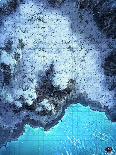 Snowy Coast 24x32 Public Dice Grimorium On Patreon Dnd World Map