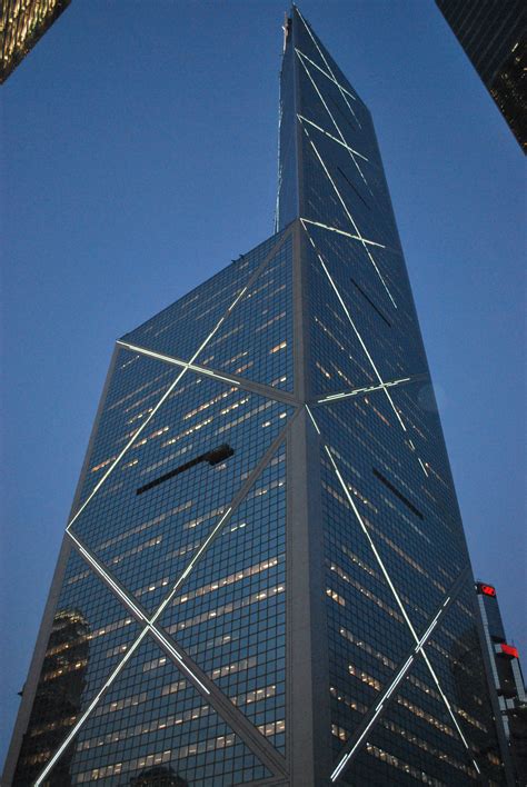 Hong Kong Bank Of China Tower Skyscraper Architecture Skyscraper