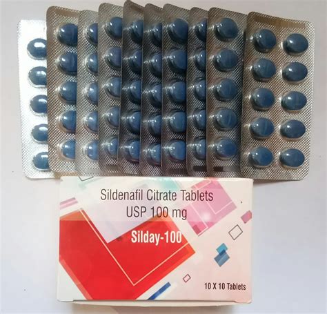Sildenafil Citrate Tablets 100 Mg Packaging Type Strip Packaging