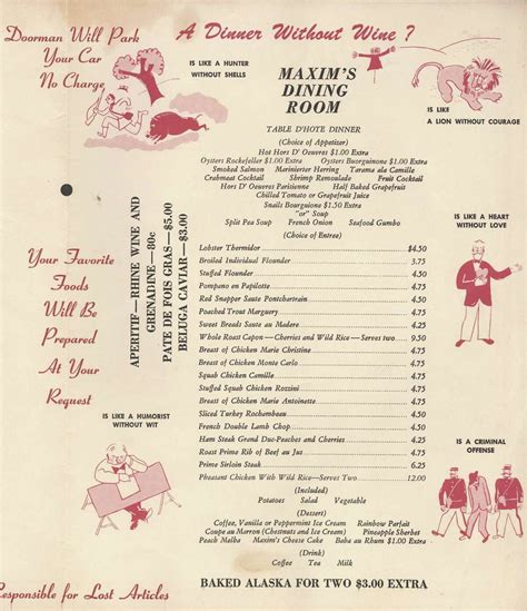Vintage Menus Show Which Foods Americans Used To Love