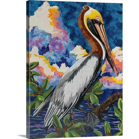 Great Big Canvas Pelican Canvas Wall Art 18x24
