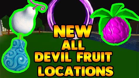 CODES BLOX FRUITS All Devil Fruit Spawn Location HOW TO GET ANY