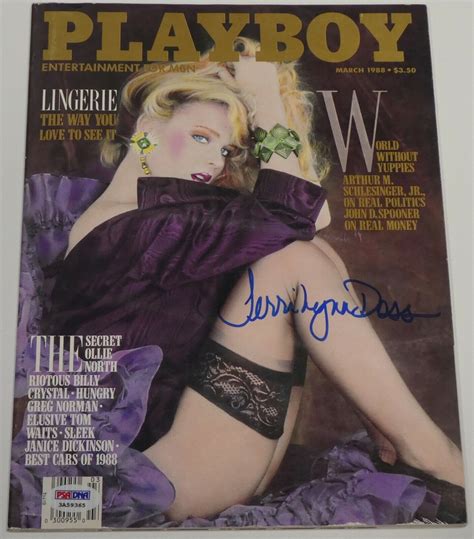 Terri Lynn Doss Signed March Playboy Magazine Psa Dna Coa