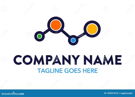 Unique And Original Computer And Networking Logo Template Stock Vector