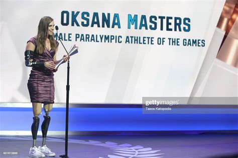 Oksana Masters Accepts The Female Paralympic Athlete Of The Games News Photo Getty Images
