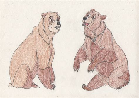72528 safe artist goodtimesroll44 kenai brother bear nita brother bear bear mammal