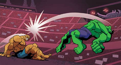 Hulk Vs Thing Marvel Universe Avengers Earths Mightiest Heroes