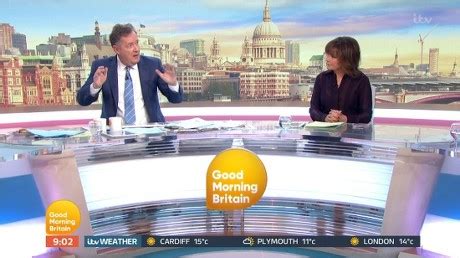 Piers Morgan Lorraine Kelly Editorial Stock Photo Stock Image