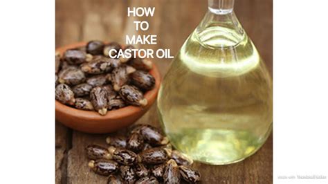 How To Make Castor Oil At Homediy Castor Oil For Hair And Skin Youtube