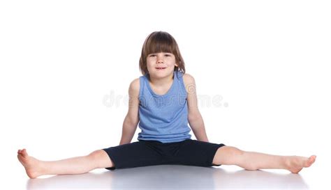 Boy Practice Yoga Stock Image Image Of Carpet Relish 71229339