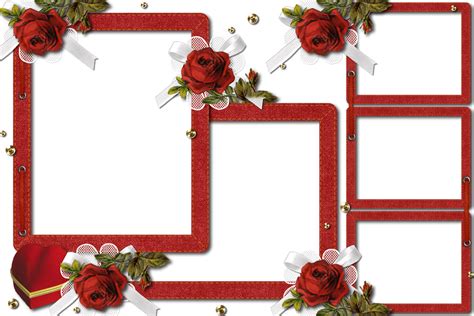Red Rose Frame By Umbhra On Deviantart
