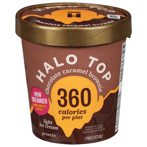 Save On Halo Top Light Ice Cream Chocolate Caramel Brownie Order Online Delivery Giant