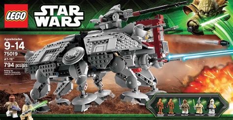Lego Star Wars Set 75019 At Te 5 Minifigs New Box Pre