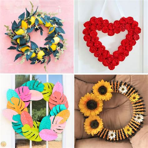 40 Easy Ways To Make A Wreath Diy Wreath Ideas Blitsy