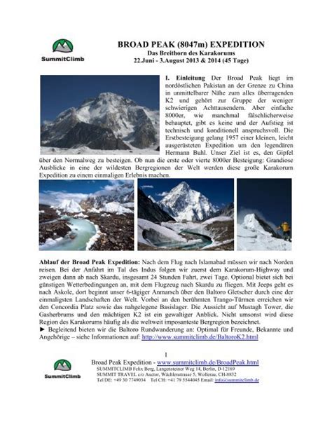 Broad Peak 8047m Expedition Summitclimb