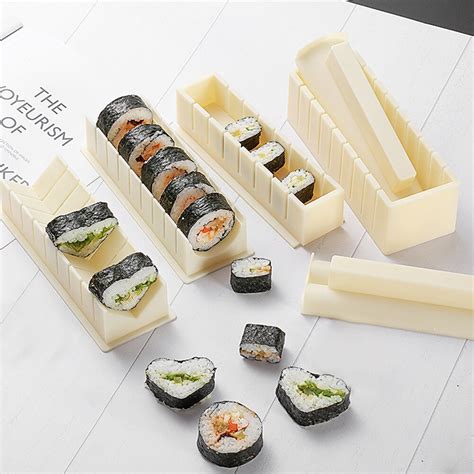 Professional Sushi Equipment Maker Kit Tools Deluxe Diy Japanese Rice