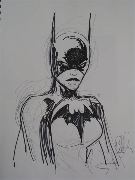Batgirl By Joe Benitez In Richard Ohs Joe Benitez Comic Art Gallery Room