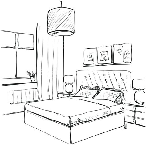 This will be a guideline on adding tiles or boards for your floor. Bedroom Drawing Pencil at GetDrawings | Free download
