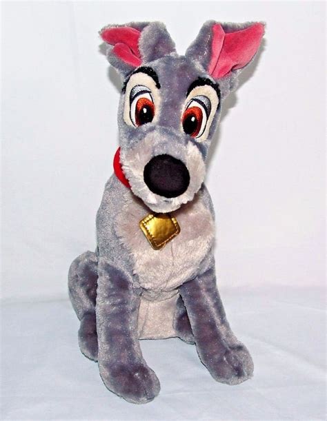 Disney Store Lady And The Tramp Scamp 16 Large Plush