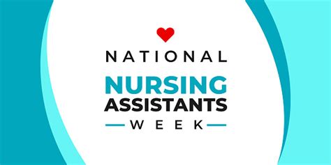National Nursing Assistants Week Vector Banner For Social Media Card