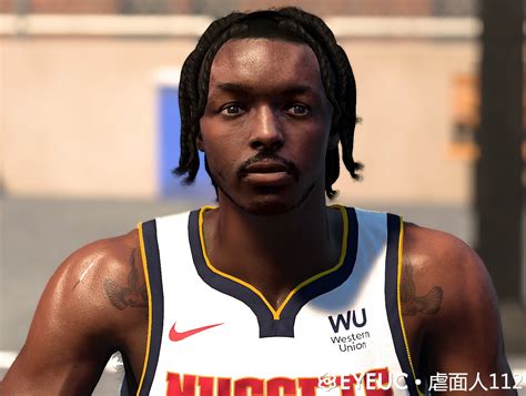 Jerami Grant Cyberface, Hair and Body Model By Face abuser [FOR 2K20]