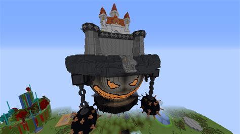 Bowsers Castle From Paper Mario 64 Recreated In Minecraft Minecraftbuilds