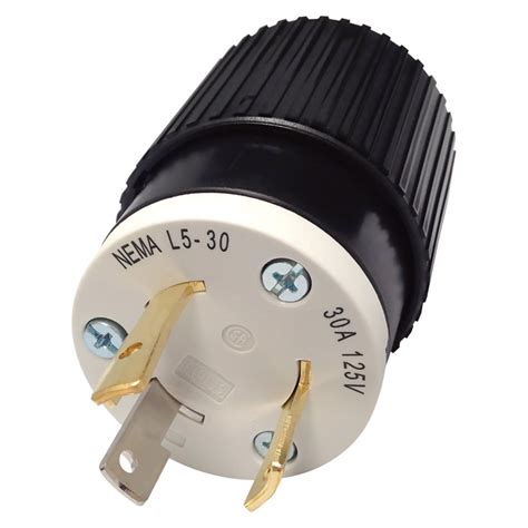 Reliance Generator Locking Plug — 30 Amps 125 Volts L5 30 Male Model