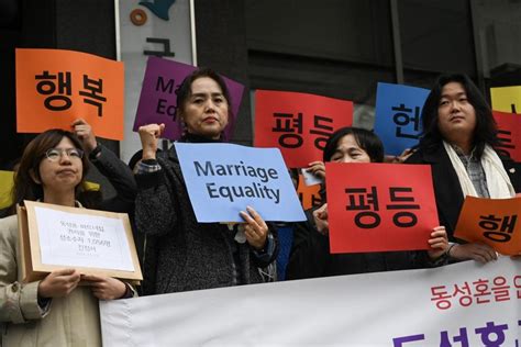 in south korea lgbt activists push for marriage equality