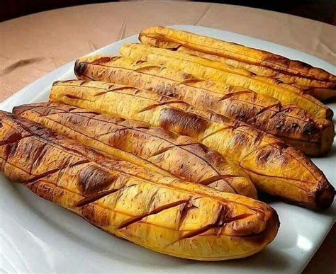 Roasted Plantain African Food Food Yummy Foodies