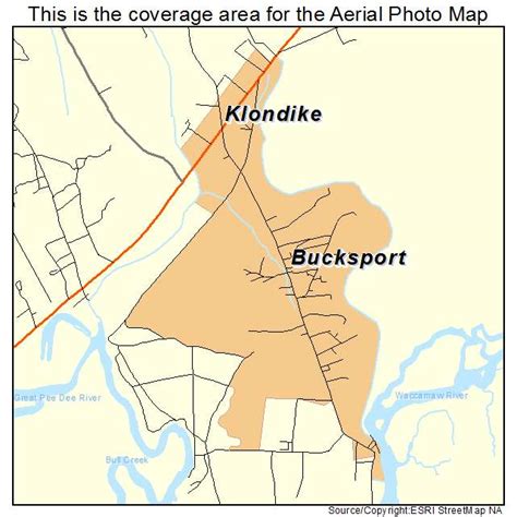 Aerial Photography Map Of Bucksport Sc South Carolina
