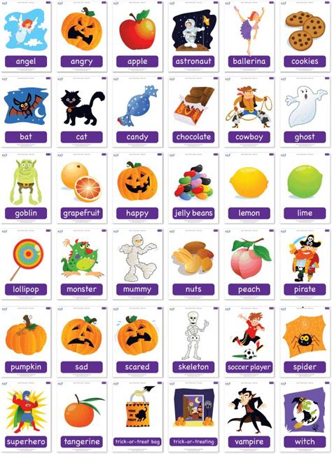 Free Halloween Flashcard Set From Super Simple Learning Flashcards