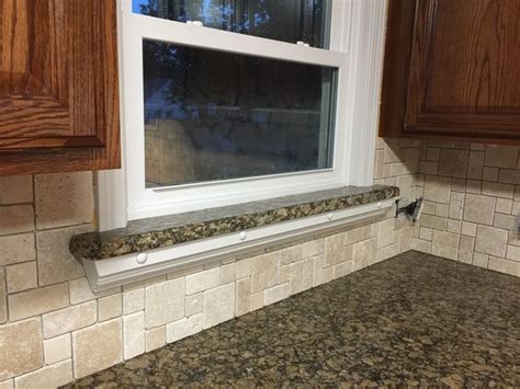 Used Some Leftover Granite From Our Countertops To Create This Wider