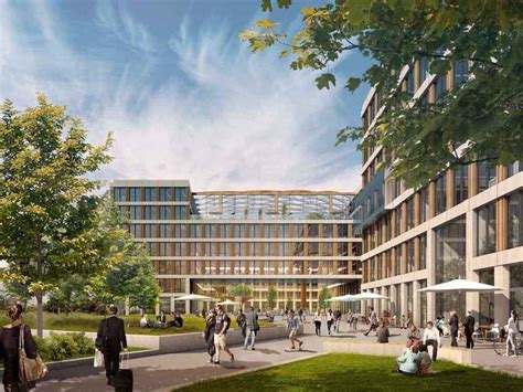 Eine neue stadt entsteht.schöner wohnen und digital mieten.in zukunft zuhause arbeiten. OVG baut Holz-Hybrid-Immobilie am Südkreuz in Berlin