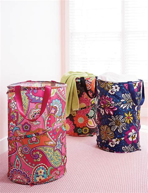 Vera Bradley Fall 2014 Pop Up Laundry Bag In Pink Swirls Ziggy Zinnia