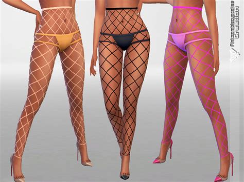 The Sims Resource Fishnet Tights Accessory For Jeans And Shorts