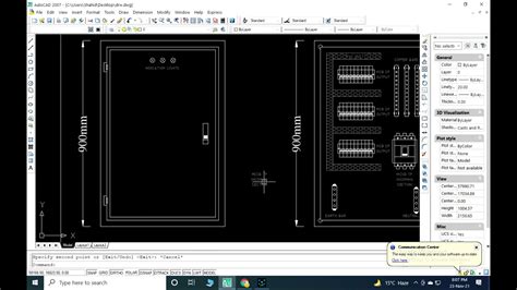 How To Draw Electrical Distribution Board Design In Autocad Easy